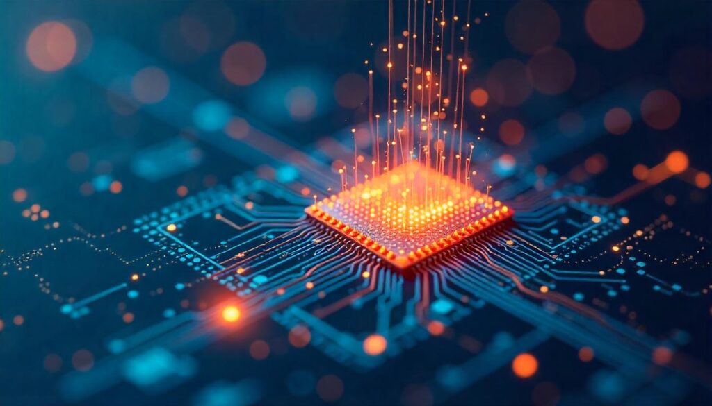 Diagram illustrating microkernel architecture with core components and modular services.