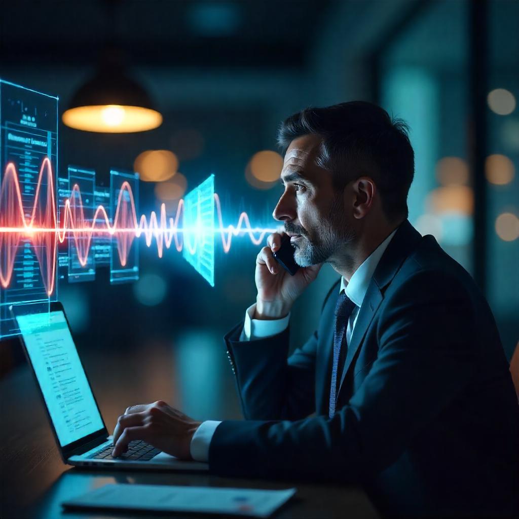 Deepfake audio call impersonating a CEO