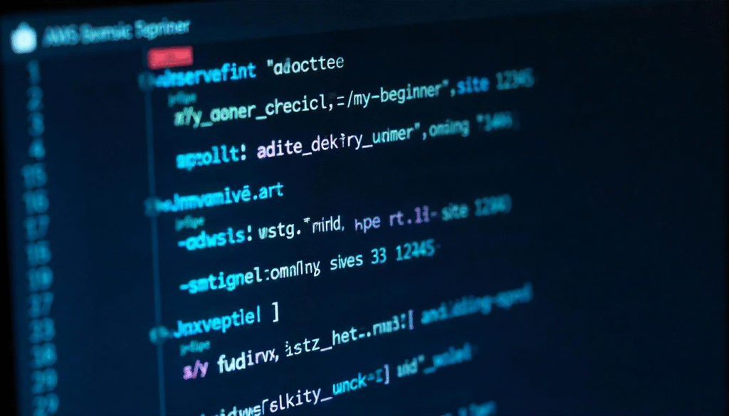 “Terminal window showing AWS CLI commands to create an S3 bucket and configure static website hosting—AWS setup command line beginners tutorial”